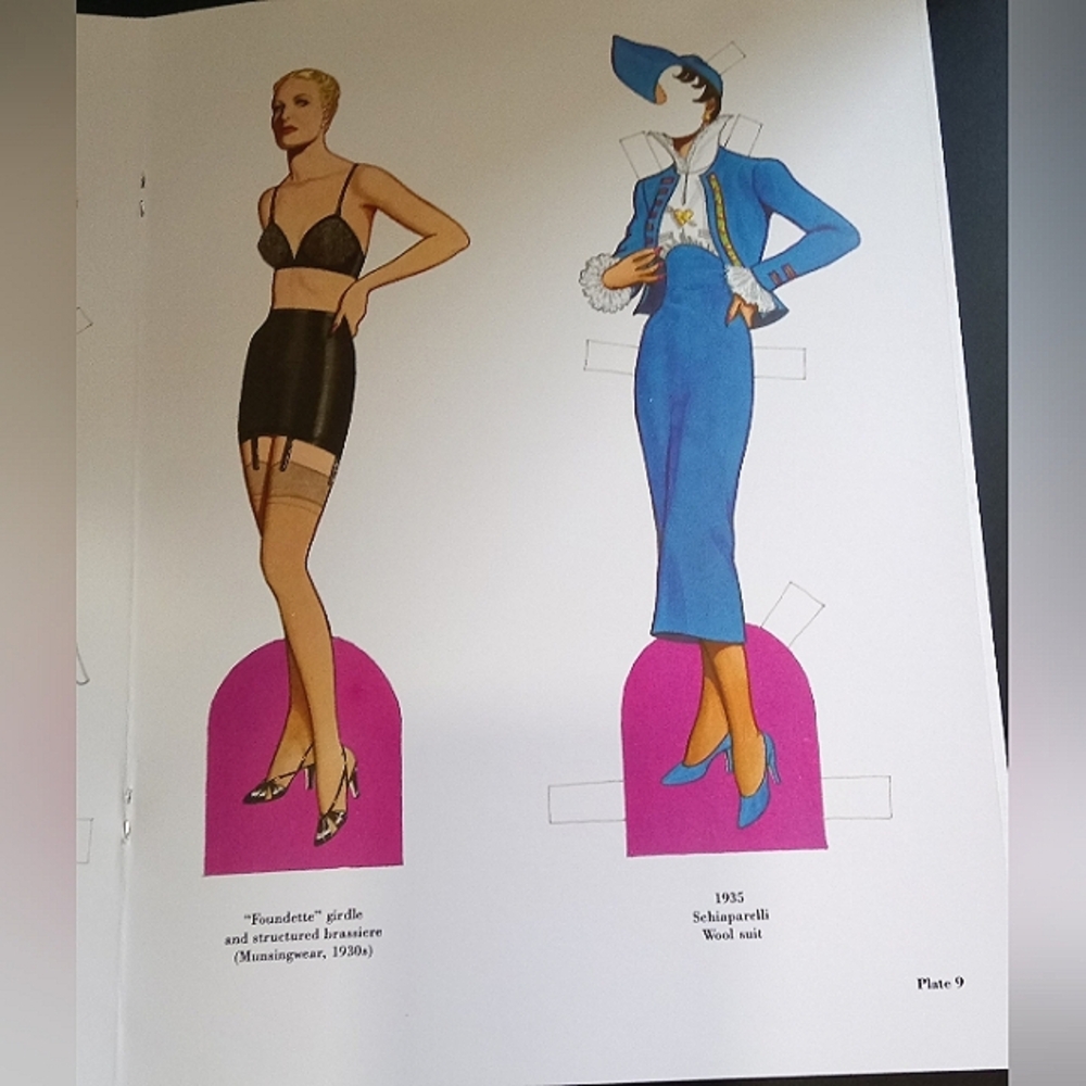 Uncut/Like New Paper Dolls Book: Great Fashion Designs of the Thirties - Picture 6 of 7